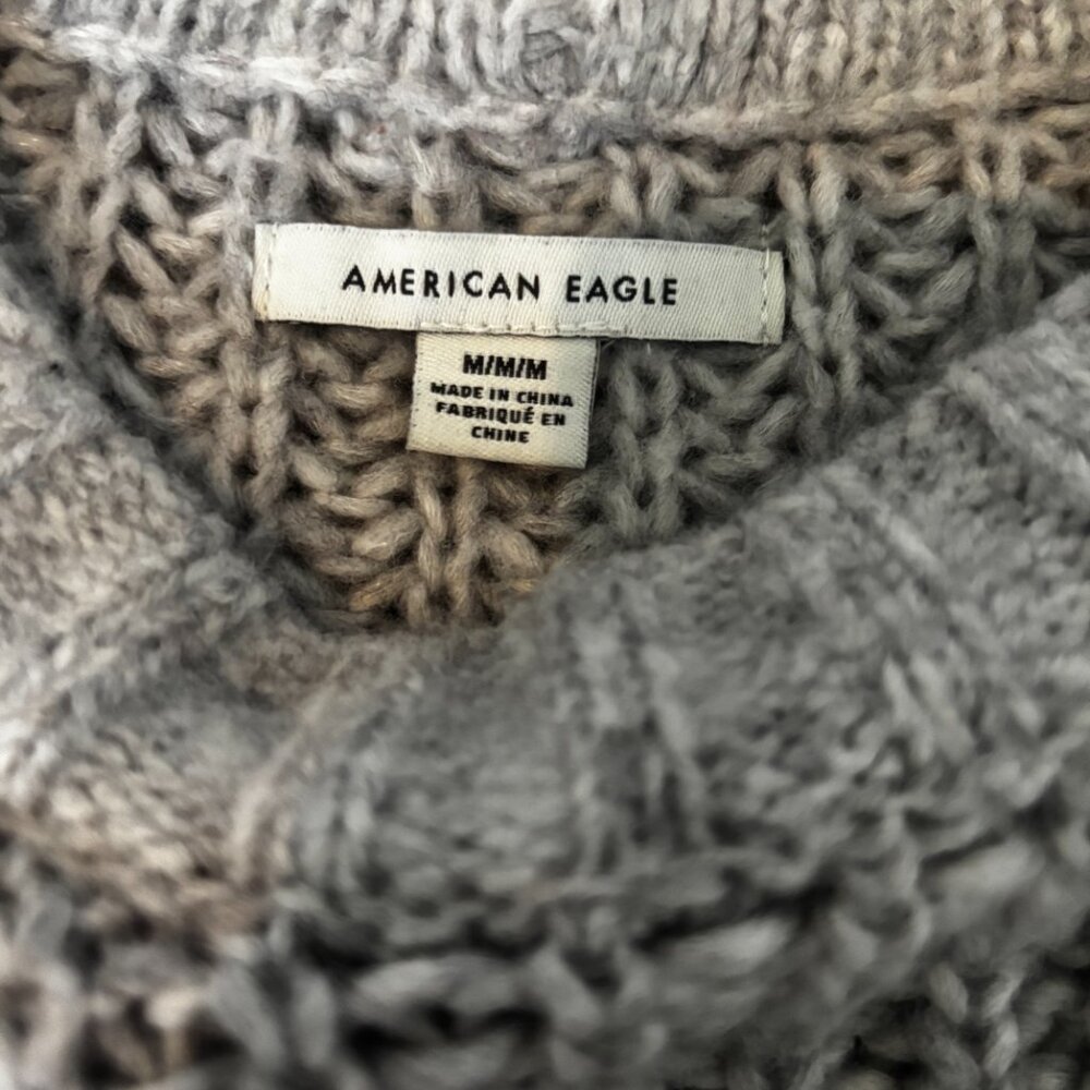 Gray American Eagle Sweater- Medium - image 2